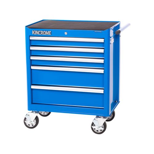 Kincrome BLUESTEEL® 5 Drawer Tool Trolley