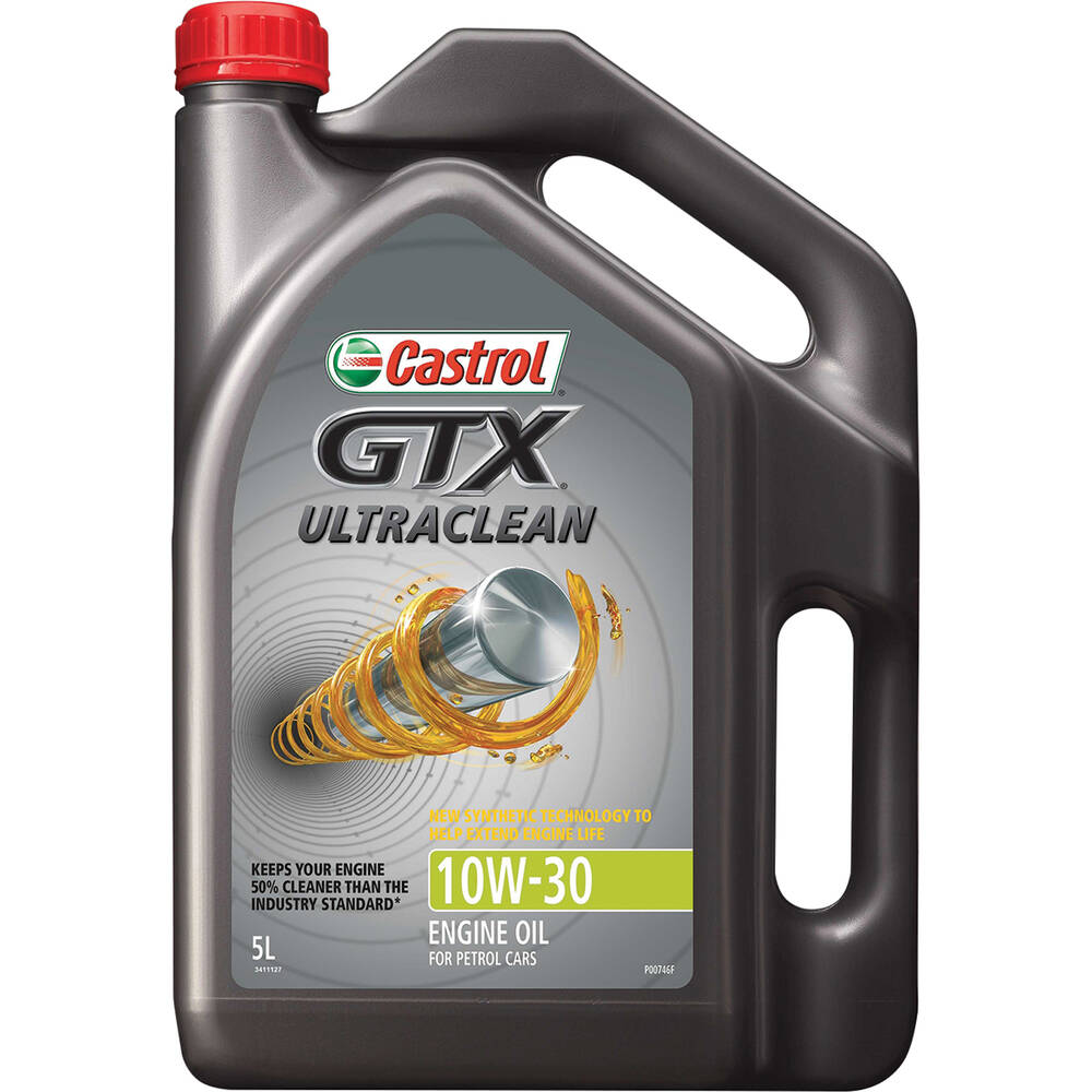 Castrol GTX Ultra Clean Engine Oil - 10W-30, 5 Litre