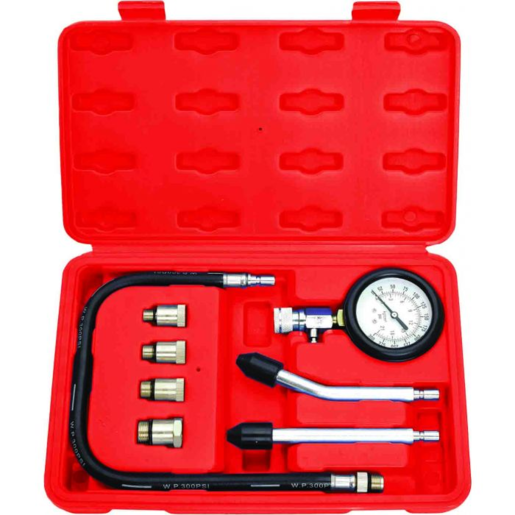 PK Tool 8pc Petrol Engine Compression Tester Set - PT60201