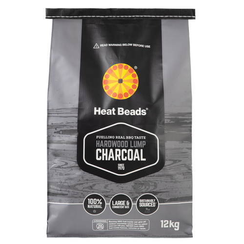 Heat Beads BBQ Fuel 12kg Hardwood Charcoal