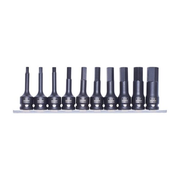 Kincrome 1/2" Drive Socket Hex Rail - 10 Piece