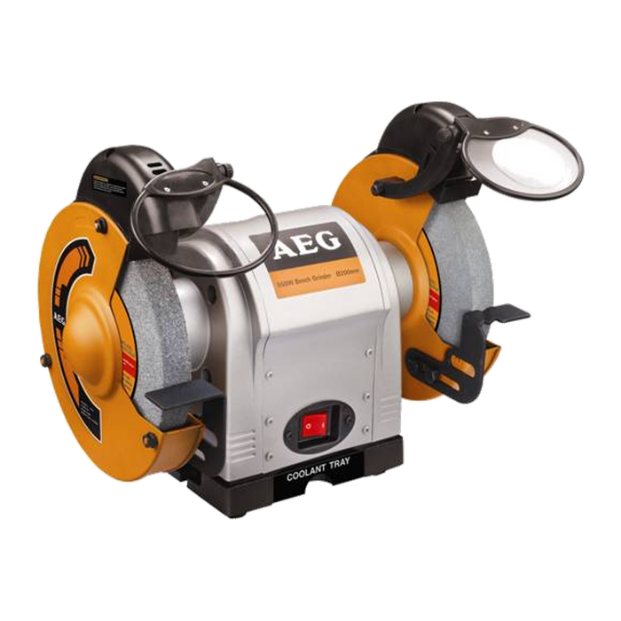 AEG 550W 200mm Bench Grinder - ABG5520